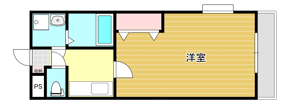 東古松S-1ビルの間取り