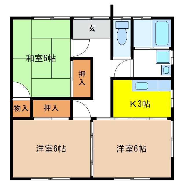 桜タウン(12・13)の間取り