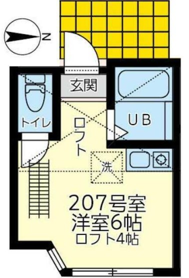 【ユナイト鶴見ルーカスの杜の間取り】