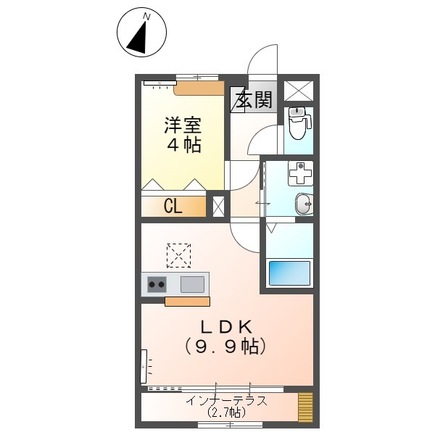 【仮)荒川本郷新築アパートの間取り】