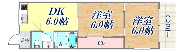 バレル芦屋の間取り