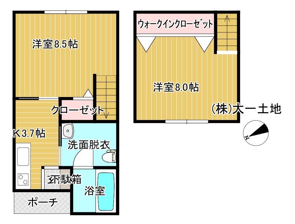 セルリアンブルーの間取り