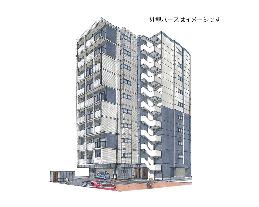 Forbis寄合町の建物外観