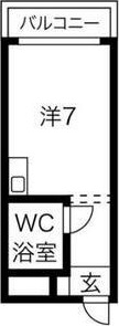 大阪市住之江区新北島のマンションの間取り