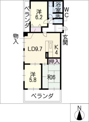 第２大幸堂マンションの間取り