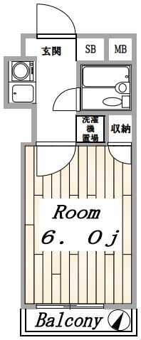 フレンドポート横浜第8の間取り