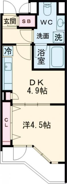 アルティザ上野毛の間取り