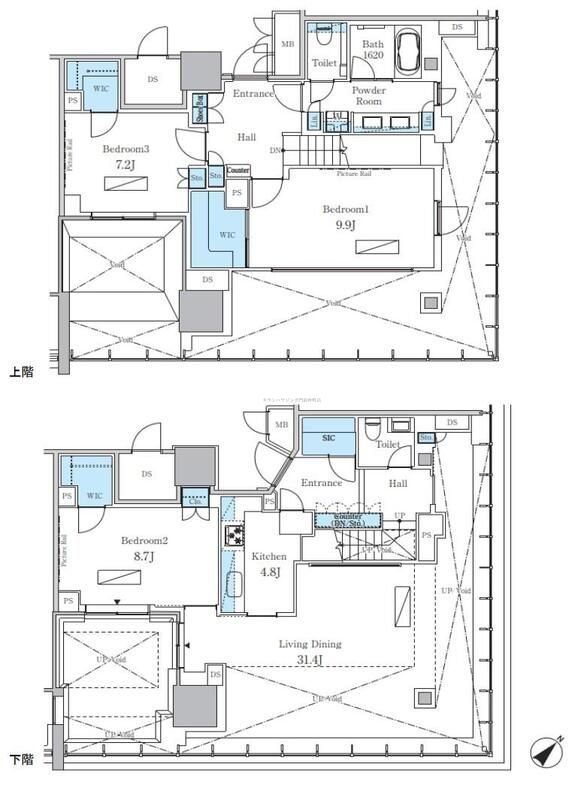 中央区晴海のマンションの間取り