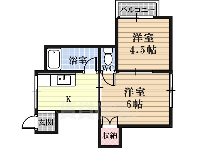 第一マンション堅田の間取り