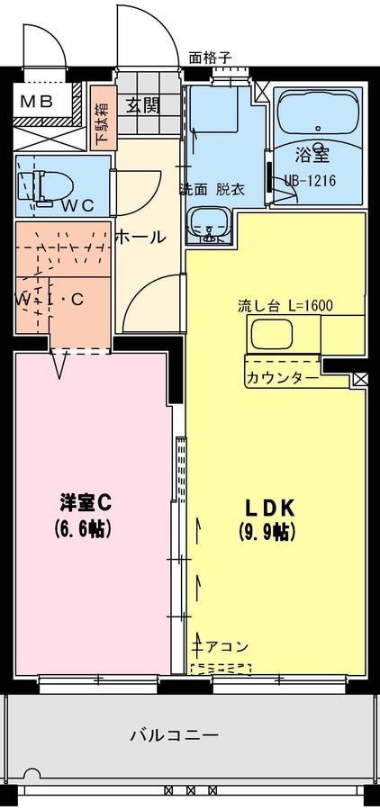 ヴィラプレポールの間取り