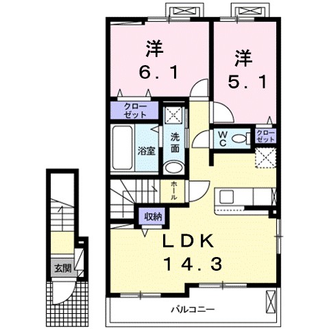 シューネスリヒトの間取り