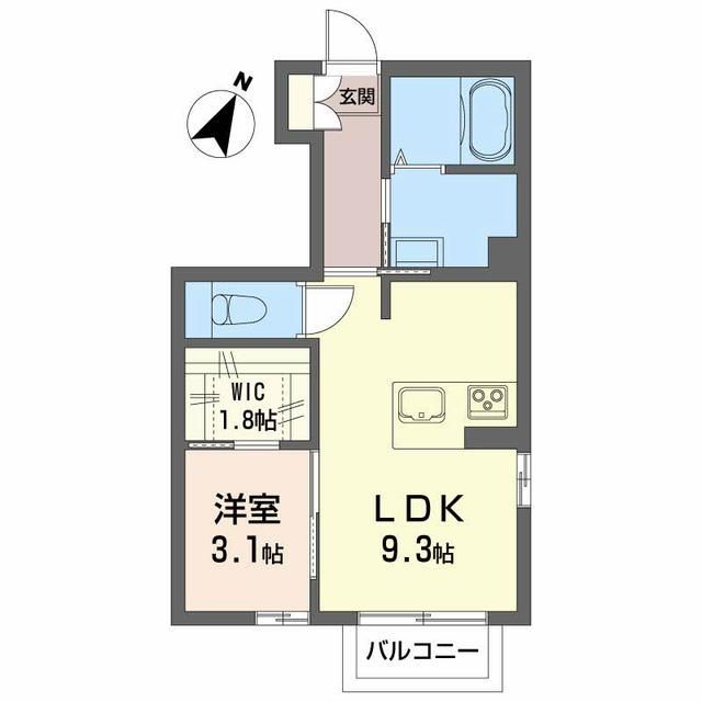 ラディア向陽の間取り