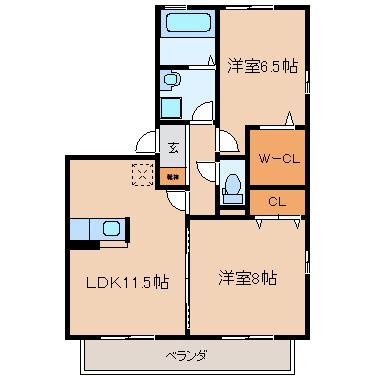 ガーディアンシャトーIIIの間取り