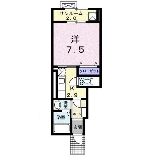 コンセル ジュールの間取り