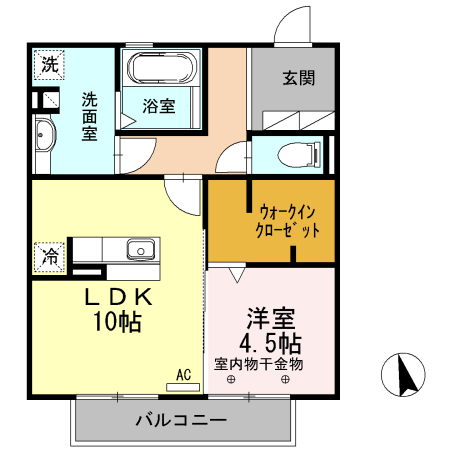 ラシュレの間取り