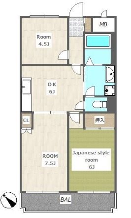 シャルム成城南の間取り