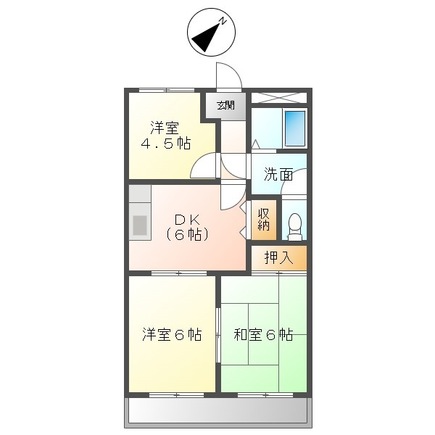 パレス東山の間取り