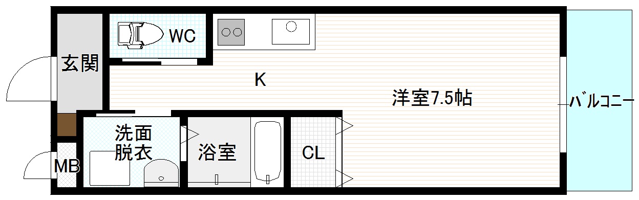 サウザンドサニーの間取り