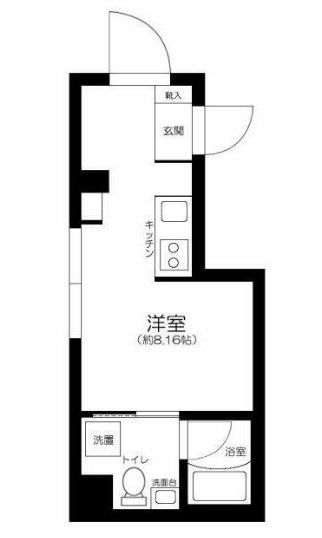 目黒区下目黒のマンションの間取り