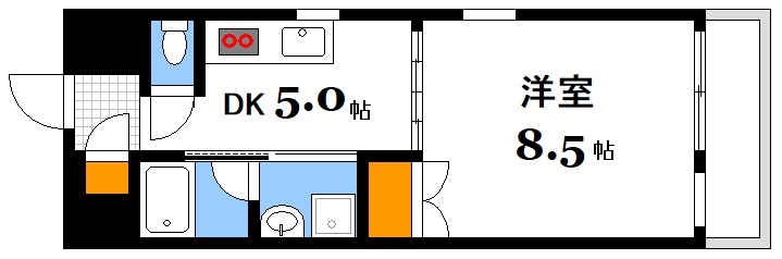 マノワール沖田の間取り