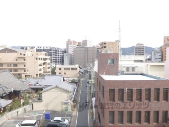 【京都市下京区中之町のマンションの眺望】