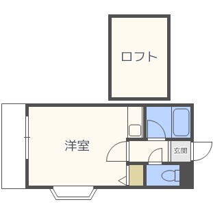 クレメンテ城南の間取り