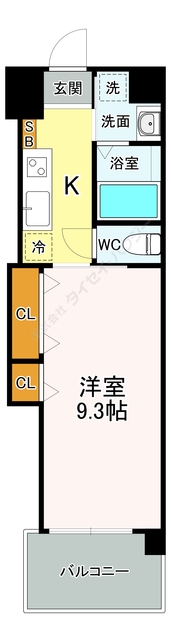 ノーブル縮景園の間取り