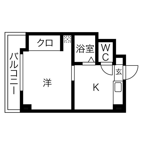 姫路市豊沢町のマンションの間取り