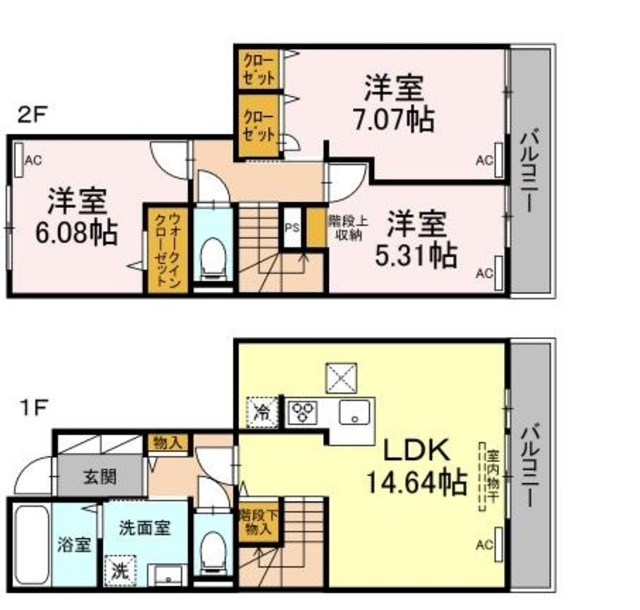 グラナーデ高井戸東の間取り