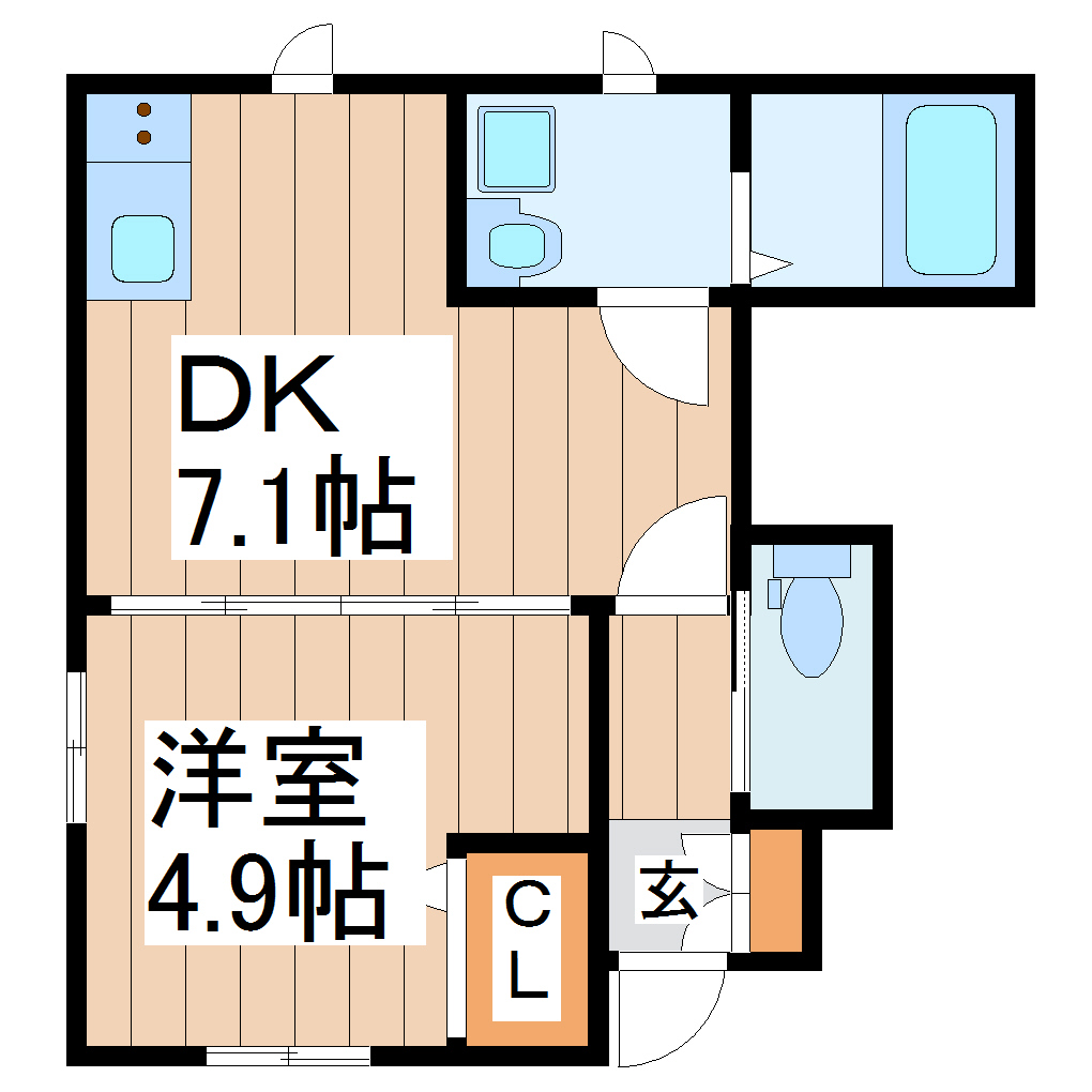 【A・TテラスIIの間取り】