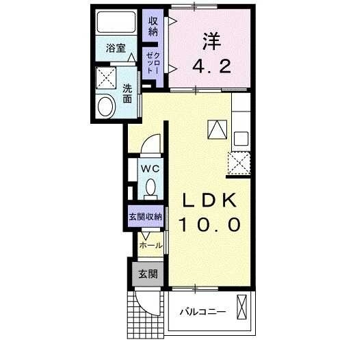 堺市中区土師町のアパートの間取り