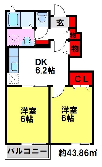 マグノリアの間取り