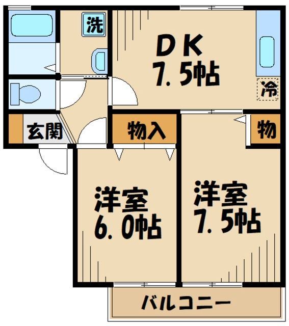 プライムガーデンの間取り