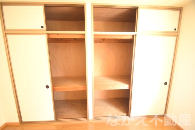 収納　十分な収納スペースがあります