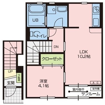 キルシェの間取り
