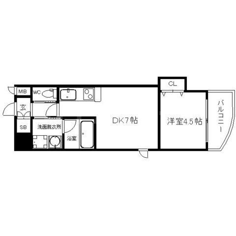 CASSIA新大阪の間取り写真