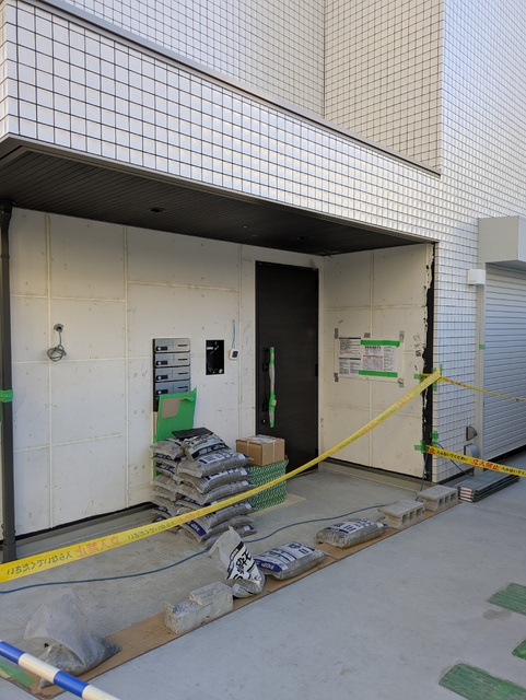 エントランス　エントランス（建築中２０２５．１２．１）
