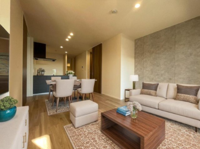 居室・リビング　「CG家具のため実際は家具が付きません」