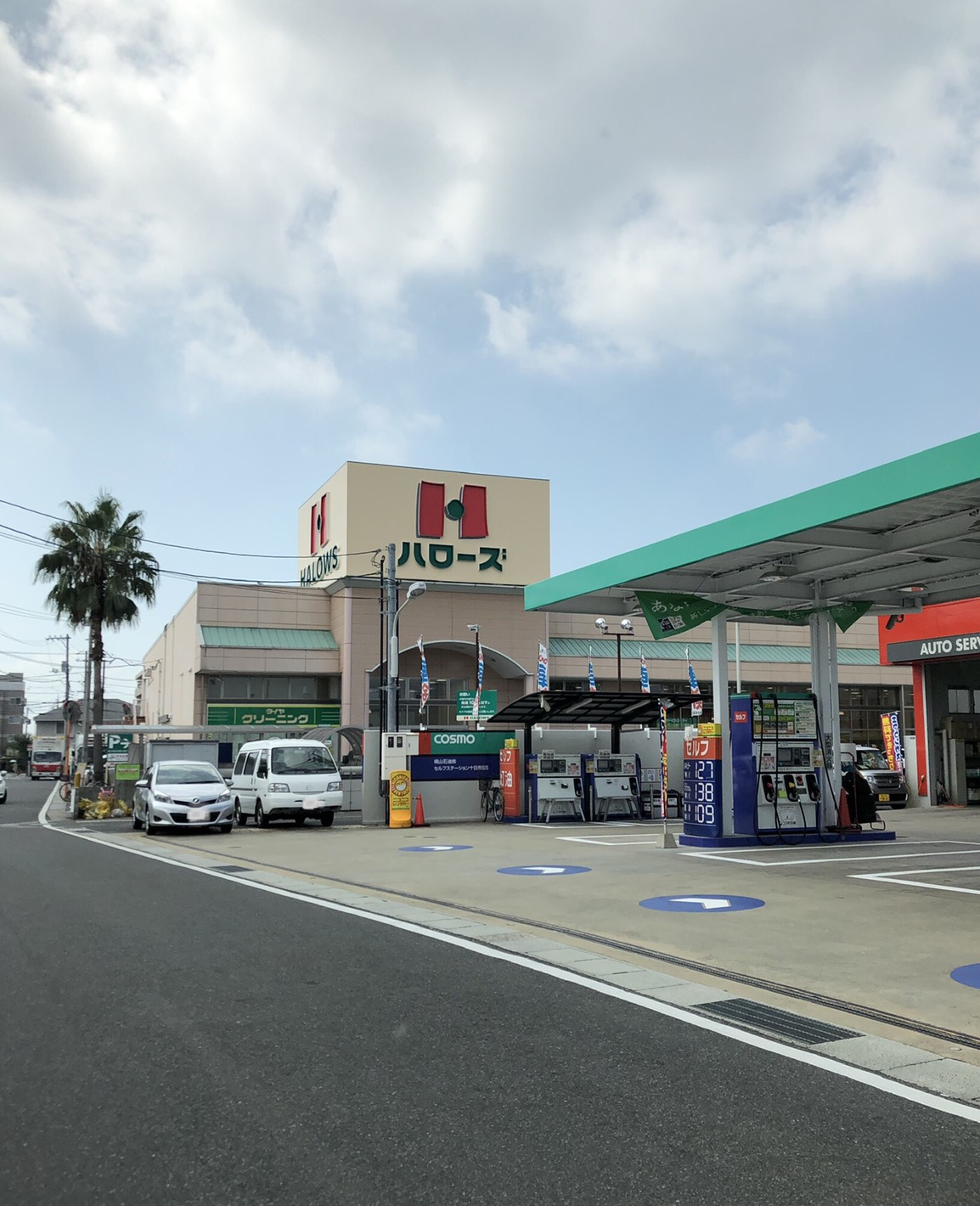 スーパー　ハローズ十日市店（スーパー）まで264m