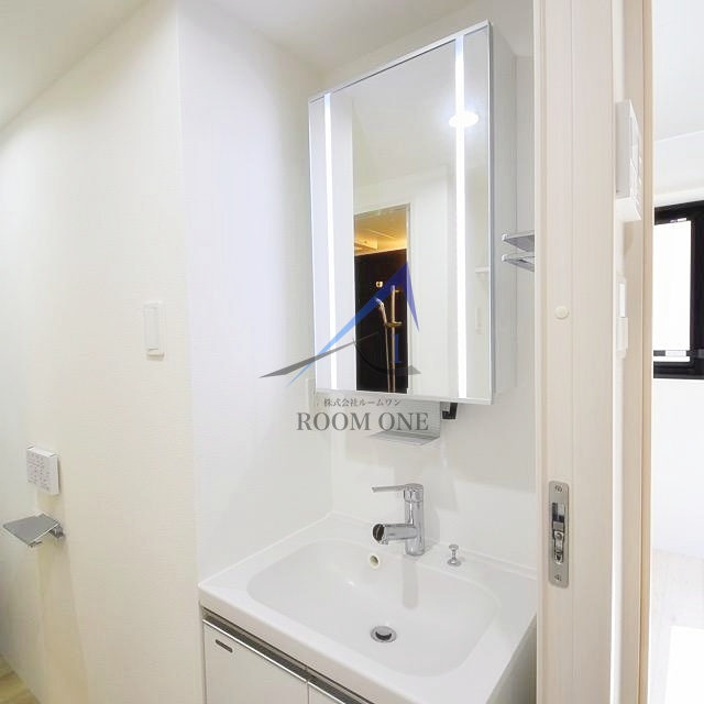 洗面設備　洗面台です。