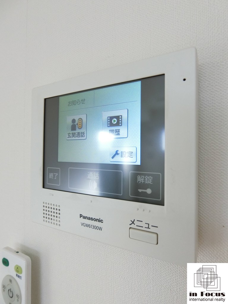 セキュリティ　来客の顔が見える安心のTVモニターホン