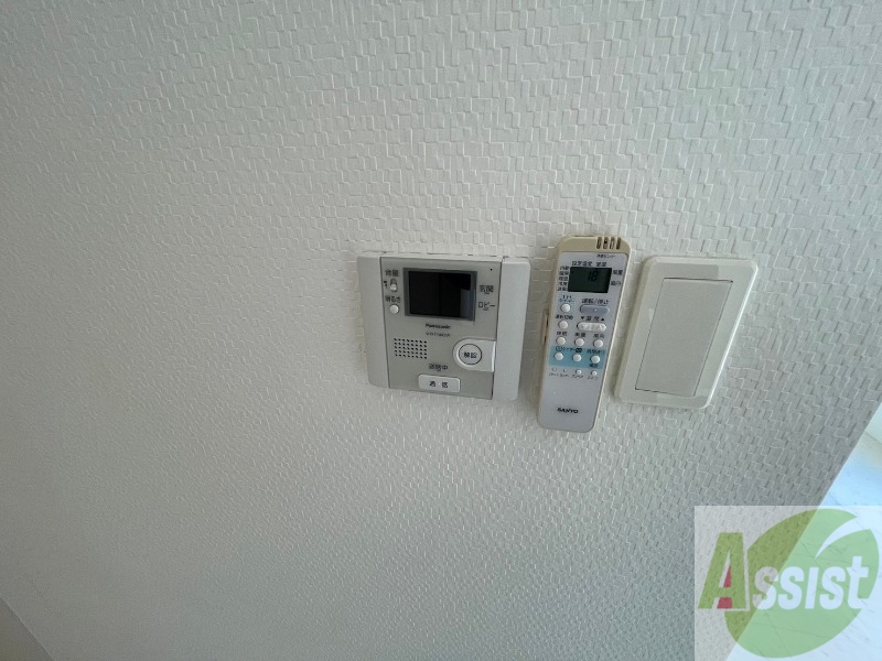 セキュリティ　インターホンで来客確認ができます。安心ですね。