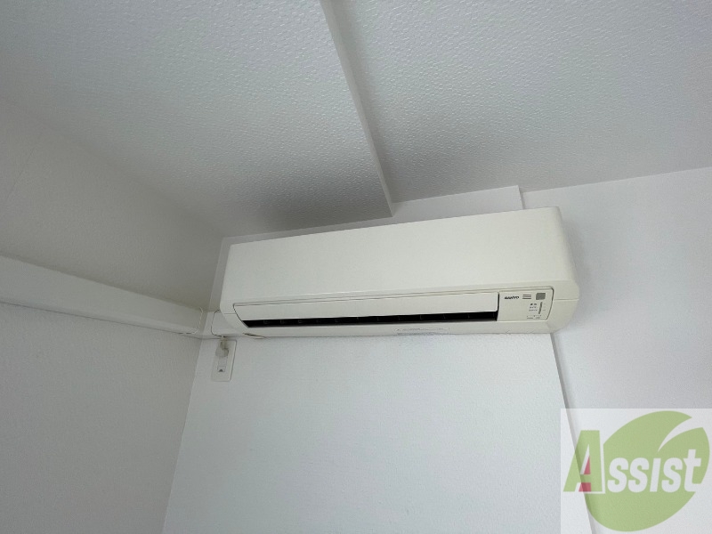 その他設備　エアコンが設置してありますので、寒暖対策もばっちり。