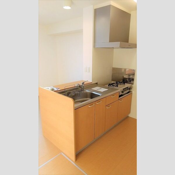 キッチン　ガスコンロ付き対面キッチン