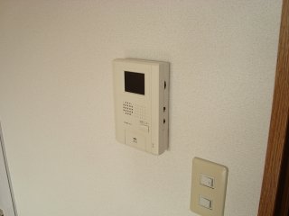 セキュリティ　カメラ付インターホン（イメージ）