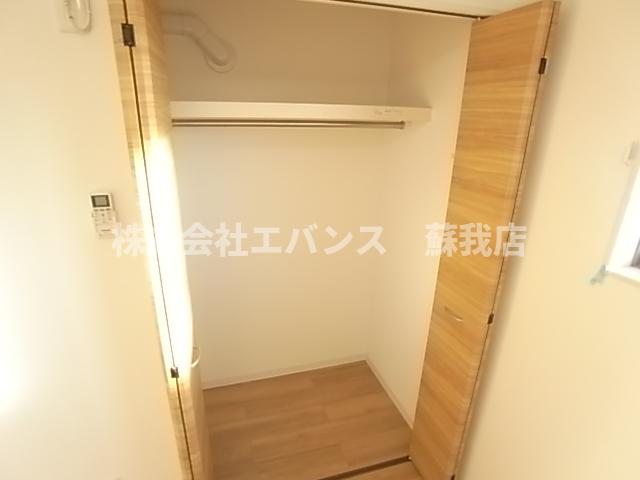 収納　たっぷりとした収納スペースです