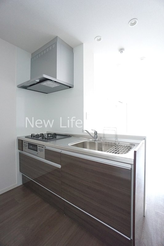 キッチン　グリル付3口コンロでお料理の幅も広がります☆