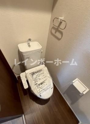 トイレ　ゆったりとした空間のトイレです