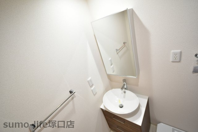 洗面設備　同社施工例