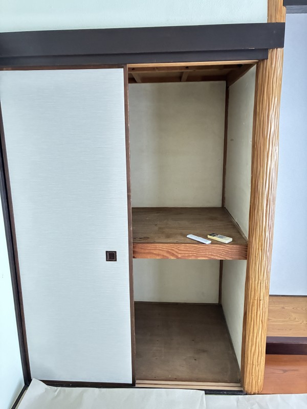 収納　大きなスペースがあり、収納には困りません